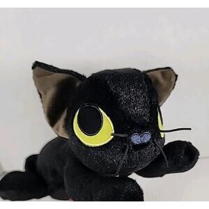 DISNEY PARKS HOCUS POCUS THACKERY BINX 13" BLACK CAT PLUSH Stuffed Toy Halloween